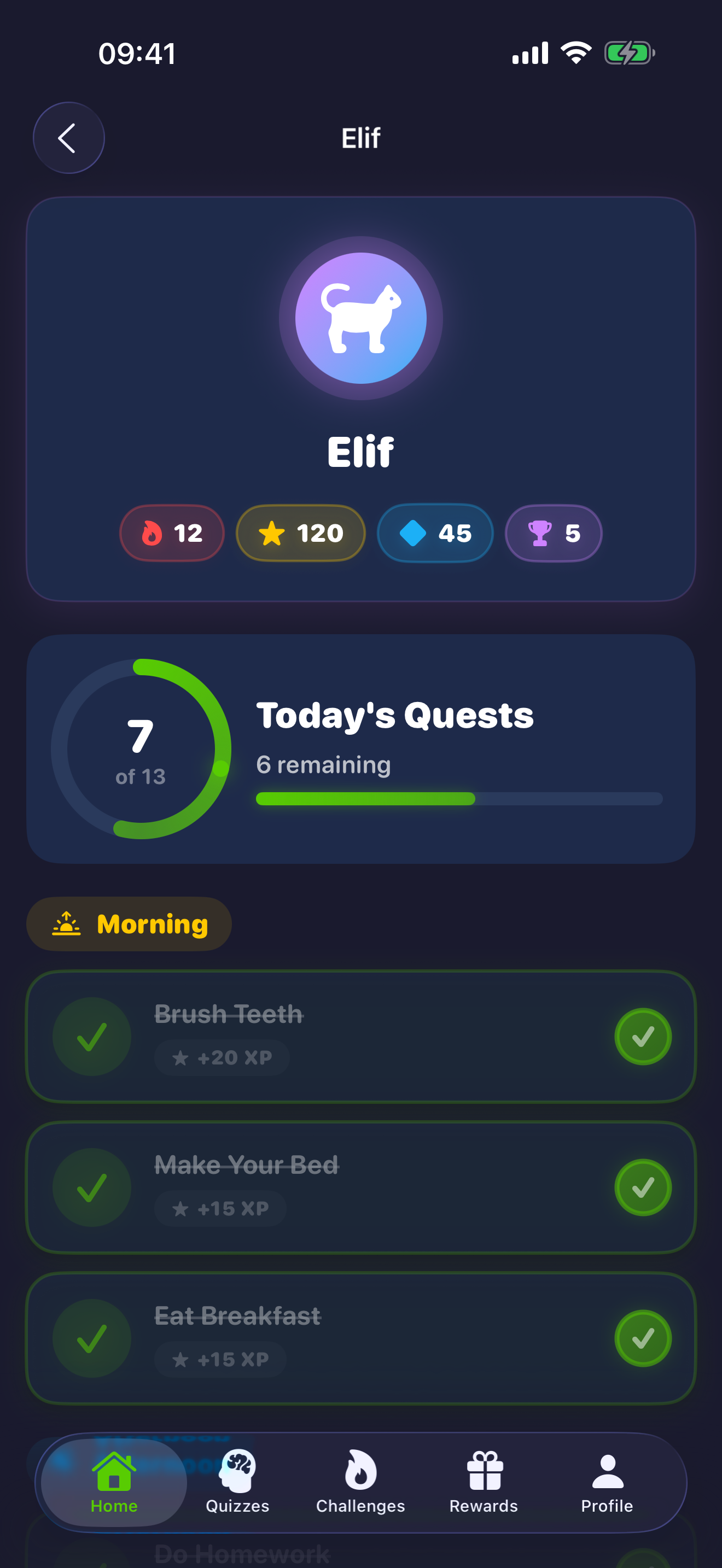 Daily quests